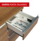 Balcão Madesa Stella 40 Cm 3 Gavetas - Branco/rustic