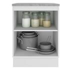 Balcão Madesa Stella 60 Cm 1 Porta - Branco/rustic