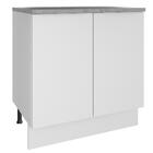 Balcão Madesa Stella 80 Cm 2 Portas - Branco