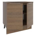 Balcão Madesa Stella 80 Cm 2 Portas - Rustic