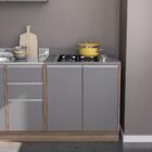 Balcão Mali 2 Portas Politorno Preto/castanho