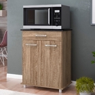 Balcão Malika 2 Portas Carvalho