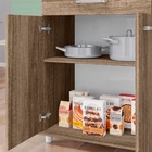 Balcão Malika 2 Portas Carvalho