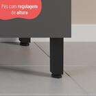 Balcão Márcia 1200mm C/ Tampo 3pt 2gv Freijó/grafite