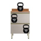 Balcão Mdf 1 Porta 1 Gaveta 60cm Com Tampo Proença Nogueira/n