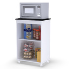 Balcão Micro-ondas Multiuso Vitória Com 02 Portas Branco - De