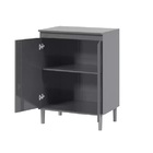 Balcão Microondas Cinza – Ej Móveis