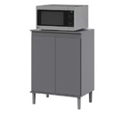 Balcão Microondas Cinza – Ej Móveis