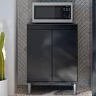 Balcão Microondas Preto – Ej Móveis