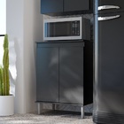 Balcão Microondas Preto – Ej Móveis