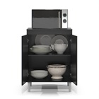 Balcão Microondas Preto – Ej Móveis