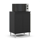 Balcão Microondas Preto – Ej Móveis