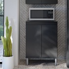 Balcão Microondas Preto – Ej Móveis