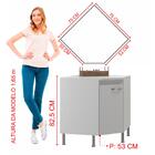 Balcão Modulado De Canto Com Tampo Fidelitá Viena 75cm 1 Port