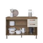 Balcão Modulado Para Cozinha Com Tampo Fidelitá Berlim 120cm