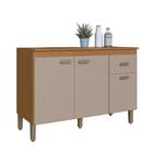 Balcão Modulado Para Cozinha Com Tampo Fidelitá Mariana 120cm