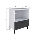 Balcão Modulado Para Forno 1 Gaveta Juruti Cabecasa Madeiraor