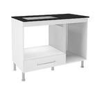 Balcão Modulado Para Forno E Cooktop 105cm 1 Porta 1 Gaveta M