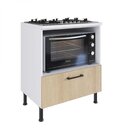 Balcão Modulado Para Forno E Cooktop 1 Gaveta Juruti Cabecasa