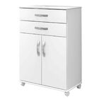 Balcão Mônaco 02 Portas 02 Gavetas Arte Móveis Branco