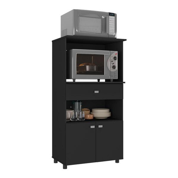 Balcão Multimóveis Multiuso Forno E Microondas Branco Ref. 40