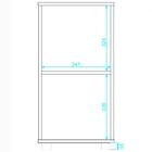 Balcao Multiuso 1 Porta Branco Mdp 15mm