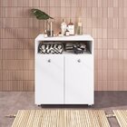 Balcão Multiuso 2 Portas 1 Nicho Vedere Branco