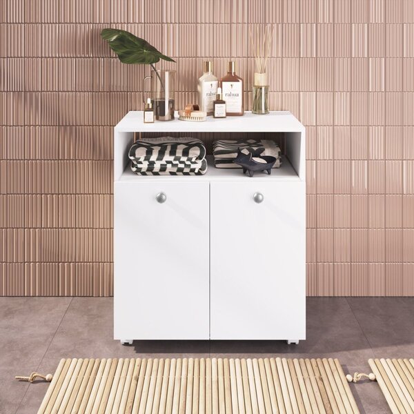 Balcão Multiuso 2 Portas 1 Nicho Vedere Branco