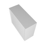 Balcão Multiuso 2 Portas 1 Prateleira Com Rodízios Branco