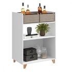 Balcão Multiuso 2 Portas 2 Cestos Be Mobiliário