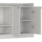 Balcao Multiuso 2 Portas 2 Nichos 120x80 B06 Novam