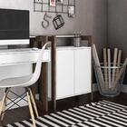 Balcão Multiuso 2 Portas Az Tecno Mobili - Branco/nogal