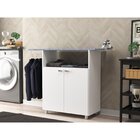 Balcão Multiuso 2 Portas Com Tábua De Passar Cannes Móveis Sul