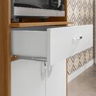 Balcão Multiuso 2 Portas Notável Nt 3070 Marrom Branco