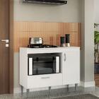 Balcão Multiuso 2 Portas Para Cooktop, Forno Ou Micro-ondas