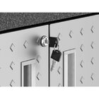 Balcão Multiuso 2 Portas Titanium Itatiaia Preto Craqueado/ci