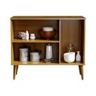 Balcão Multiuso 3 Portas 1 Prateleira Pés Retrô Himmel - Cina