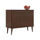 Balcão Multiuso 3 Portas 1 Prateleira Pés Retrô Himmel - Frei