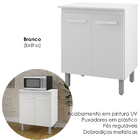 Balcao Multiuso 70cm 2 Portas 9240 Mobbs