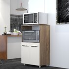 Balcão Multiuso Armário Cozinha Para Forno Elétrico E Microon