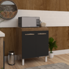 Balcão Multiuso Armário Para Cozinha Microondas Forno Jane Mo