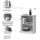 Balcão Multiuso Com 02 Portas Office Branco/freijó J&a Móveis