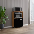 Balcao Multiuso Com Nicho Tais Savana Preto Mobbs