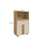 Balcão Multiuso Com Nichos Para Micro-ondas Ou Forno E Utensí