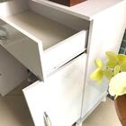 Balcão Multiuso Com Rodinhas Madeira Mdp