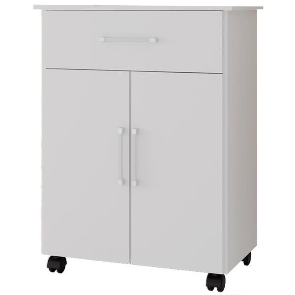 Balcao Multiuso Cozinha Lz007 Rodizios 1 Gav 2 Pt Mpri