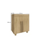 Balcão Multiuso Croácia Cinamomo - Rv Móveis