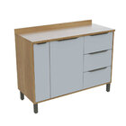 Balcão Multiuso De Cozinha Com Tampo 01 Porta E 04 Gavetas 12