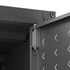 Balcão Multiuso Em Aço 2 Portas Pés Com Rodizio Com Tampo Tit