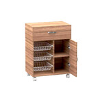 Balcão Multiuso Fruteira Em Mdf Carvalho